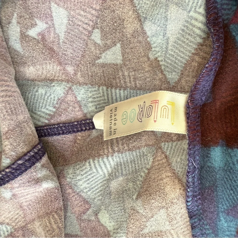 LULAROE OS Geometric Tribal Print Buttery Soft Unicorn Leggings